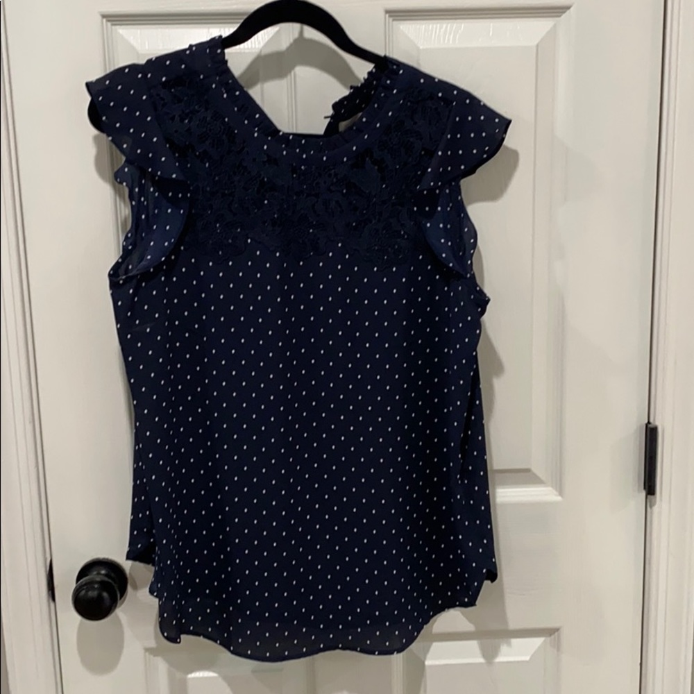 Polka dot blouse from loft